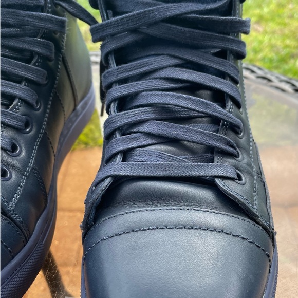 Size 8 • Rare G-Star Raw Footwear • Cadet Hi-Top Blue Suede Leather Sneaker - Picture 7 of 13